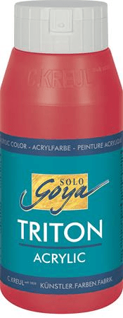 KREUL Akrylová barva "TRITON SOLO GOYA", vínově červená, 750 ml