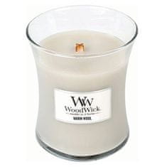 Woodwick střední svíčka Warm Wool 275 g