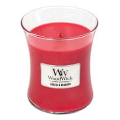 Woodwick střední svíčka Radish & Rhubarb 275 g