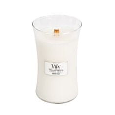 Woodwick velká svíčka White Teak 609.5 g