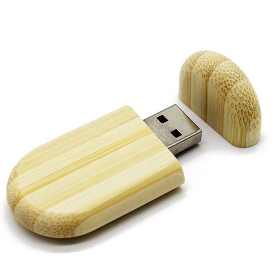 CTRL+C Dřevěný USB OVÁL BAMBUS