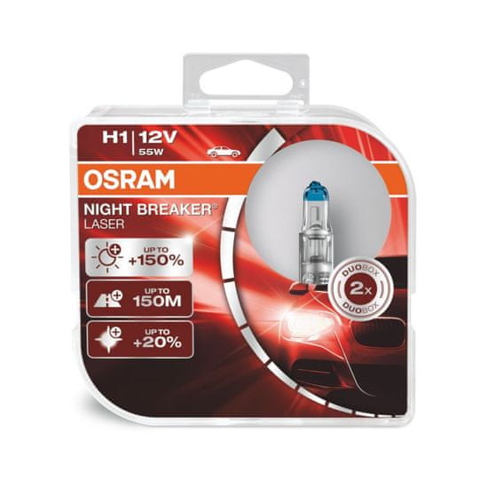 Osram H1 Night Breaker Laser +150% BOX 2ks