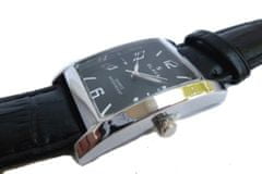 Slava Time Dámské černé hodinky s obdélníkovým pouzdrem SLAVA 10069