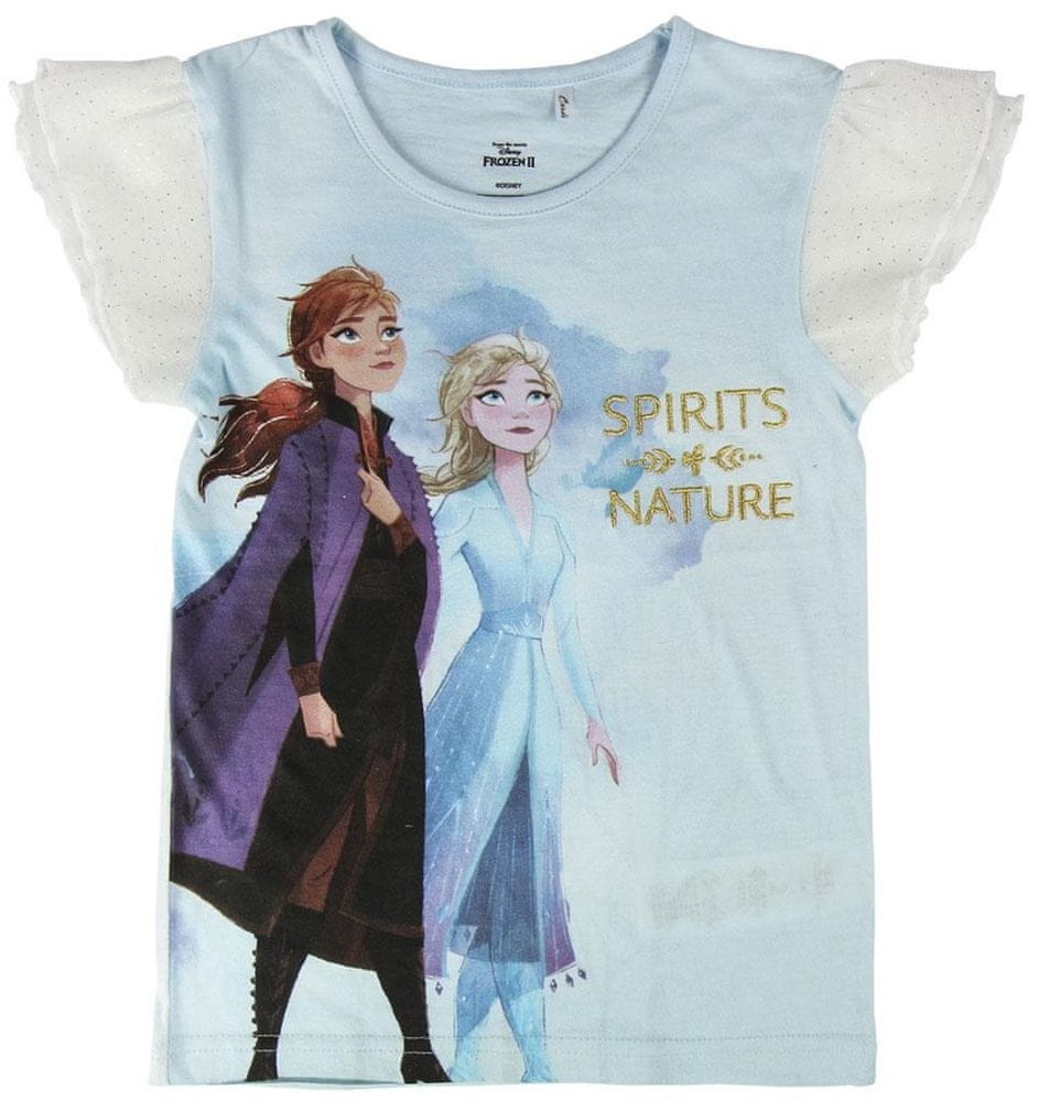 Disney dívčí tričko Frozen II 2200004951 104 bílá