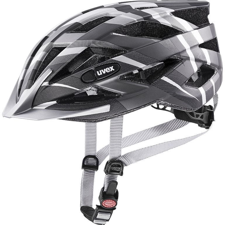 Uvex helma Air Wing CC 56-60 cm Black-Silver Mat 2021