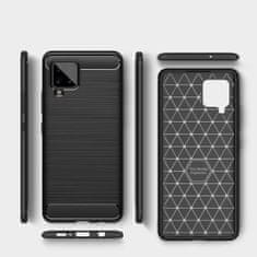 IZMAEL Pouzdro Carbon Bush TPU pre Samsung Galaxy A42 5G - Černá KP9510