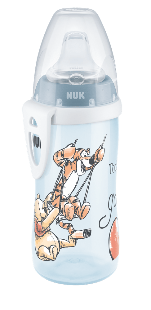 Nuk FC Láhev Active Cup DISNEY-Medvídek Pú 300 ml tyrkysová