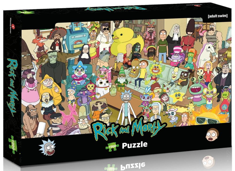 Winning Moves Puzzle Rick and Morty 1000 dílků