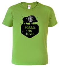 Hobbytriko Vtipné tričko - Pořád na lovu Barva: Apple Green (92), Velikost: 2XL