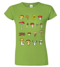 Hobbytriko Tričko s houbami - Atlas hub Barva: Apple Green (92), Velikost: L