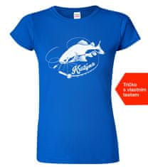 Hobbytriko Dámské rybářské tričko se jménem - Sumec velký Barva: Námořní modrá (02), Velikost: XL