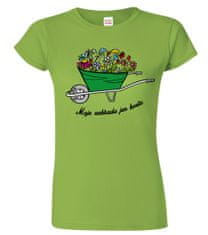 Hobbytriko Tričko pro zahradnici - Moje zahrada jen kvete (SLEVA) Barva: Apple Green (92), Velikost: L