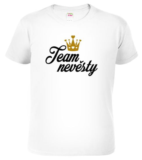 Hobbytriko Pánské svatební tričko - Team nevěsty (koruna) Barva: Nebesky modrá (15), Velikost: S