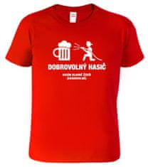 Hobbytriko Tričko pro hasiče - Dobrovolný hasič Barva: Červená (07), Velikost: 2XL