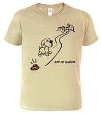 Hobbytriko Vtipné tričko - Jdu po hnědé Barva: Béžová (51), Velikost: M