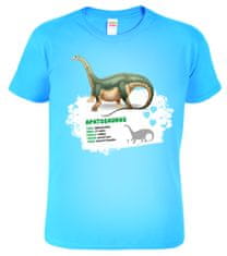 Hobbytriko Dětské tričko s dinosaurem - Apatosaurus Barva: Námořní modrá (02), Velikost: 4 roky / 110 cm