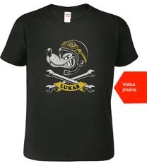 Hobbytriko Tričko pro motorkáře - Vlk Barva: Černá (01), Velikost: S