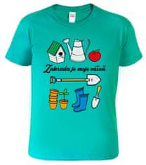 Hobbytriko Tričko pro zahrádkáře - Zahradní nářadí Barva: Emerald (19), Velikost: 4XL