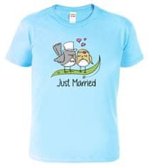 Hobbytriko Svatební tričko pro ženicha - Just Married Barva: Emerald (19), Velikost: 3XL