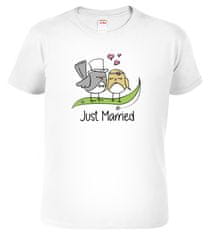 Hobbytriko Svatební tričko pro ženicha - Just Married Barva: Emerald (19), Velikost: 3XL