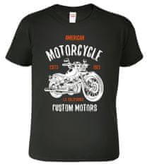 Hobbytriko Tričko pro motorkáře - American motorcycle Barva: Tmavá břidlice (67), Velikost: 3XL