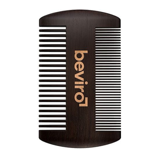 Beviro Hřeben na vousy z hruškového dřeva (Beard Comb)