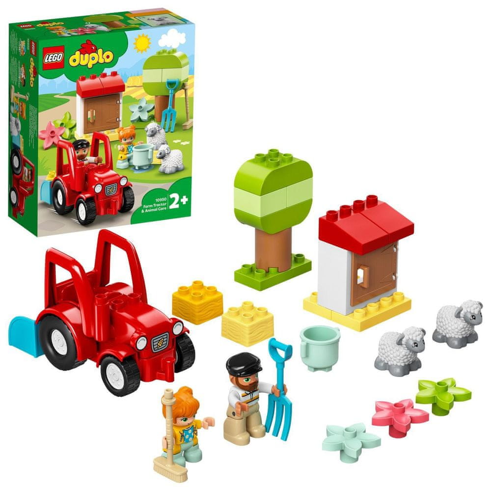 LEGO DUPLO® Town 10950 Traktor a zvířátka z farmy