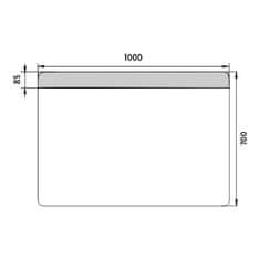 NIMCO ZP 23004 LED zrcadlo 1000x700 - Nimco