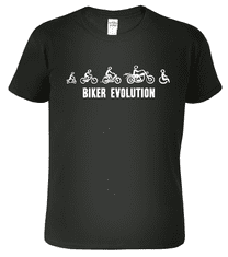 Hobbytriko Tričko pro motorkáře - Biker Evolution Barva: Královská modrá (05), Velikost: L