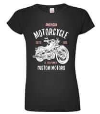 Hobbytriko Dámské motorkářské tričko - American Motorcycle Barva: Černá (01), Velikost: S