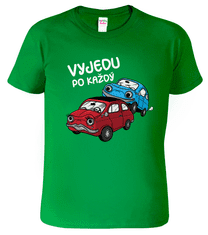 Hobbytriko Vtipné tričko - Vyjedu po každý Barva: Královská modrá (05), Velikost: M