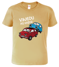 Hobbytriko Vtipné tričko - Vyjedu po každý Barva: Královská modrá (05), Velikost: M