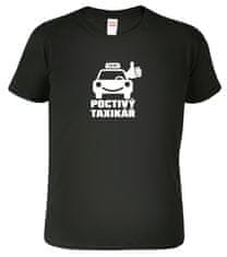 Hobbytriko Tričko pro taxikáře - Poctivý taxikář Barva: Černá (01), Velikost: XL