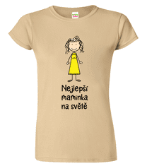Hobbytriko Tričko pro maminku - Nejlepší maminka na světě Barva: Apple Green (92), Velikost: XL, Střih: dámský