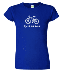 Hobbytriko Vtipné tričko pro cyklistku - Ujetá na kolo Barva: Fuchsia red (49), Velikost: S