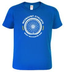 Hobbytriko Vtipné tričko - Neúnavný cyklista Barva: Námořní modrá (02), Velikost: L