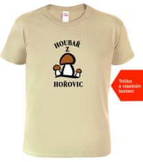 Hobbytriko Tričko pro houbaře - Houbař z Barva: Béžová (51), Velikost: 3XL