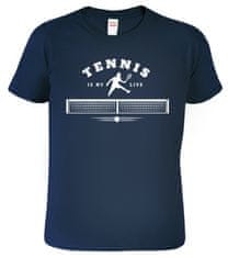 Hobbytriko Tenisové tričko - Tennis is my Live Barva: Středně zelená (16), Velikost: XL