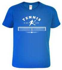 Hobbytriko Tenisové tričko - Tennis is my Live Barva: Středně zelená (16), Velikost: XL