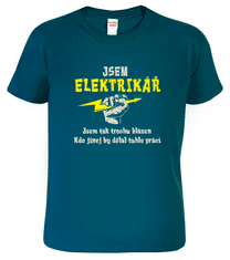 Hobbytriko Tričko pro elektrikáře - Jsem elektrikář Barva: Černá (01), Velikost: S