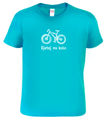 Hobbytriko Vtipné tričko pro cyklistu - Ujetej na kolo Barva: Černá (01), Velikost: 4XL