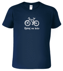 Hobbytriko Vtipné tričko pro cyklistu - Ujetej na kolo Barva: Černá (01), Velikost: 4XL