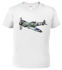 Hobbytriko Tričko s letadlem - Spitfire Barva: Středně zelená (16), Velikost: S