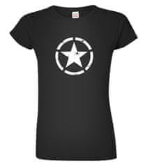 Hobbytriko Dámské army tričko - US Army Star Barva: Černá (01), Velikost: S