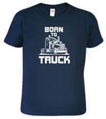 Hobbytriko Tričko pro kamioňáka - Born to Truck Barva: Námořní modrá (02), Velikost: S