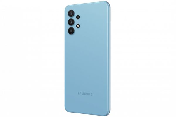 moderný mobilný dotykový telefón smartphone samsung galaxy a32 čítačka odtlačkov prsta krásny elegantný dizajn 5000mAh batéria slot pre microSD karty až 512 gb osemjadrový procesor 64mpx 8mpx 5mpx 5mpx zadný fotoaparát 20mpx predný fotoaparát gorilla glass 5 ochrana skla samoled displej nfc párovanie