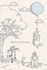 Grooters Plakát Medvídek Pú - balonek