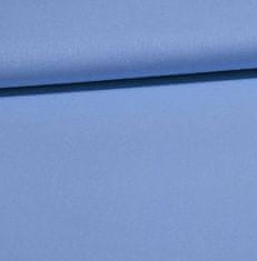 Brotex Prodloužené povlečení bavlna UNI 140x220, 70x90cm Modrá, hotelový uzávěr