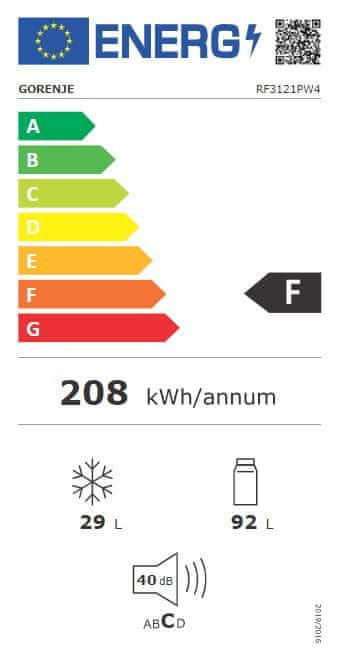 Gorenje chladnička RF3121PW4 - použité