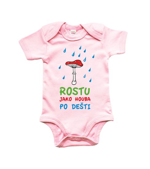 Hobbytriko Body dětské - Rostu jako houba Barva: Modrá (Soft Blue), velikost: 0-3 m